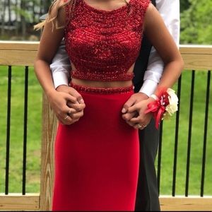 Red Sherri Hill Dress 50805